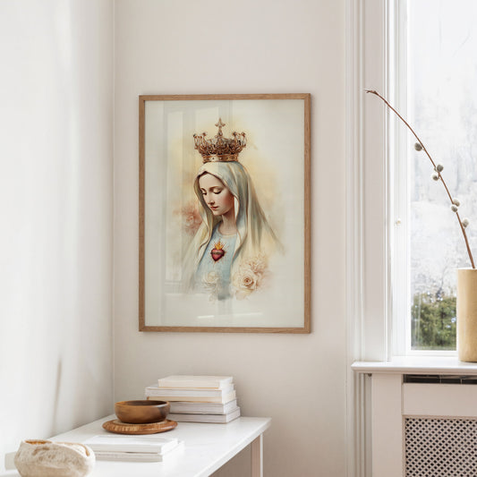 Sacred Heart In Quiet Devotion