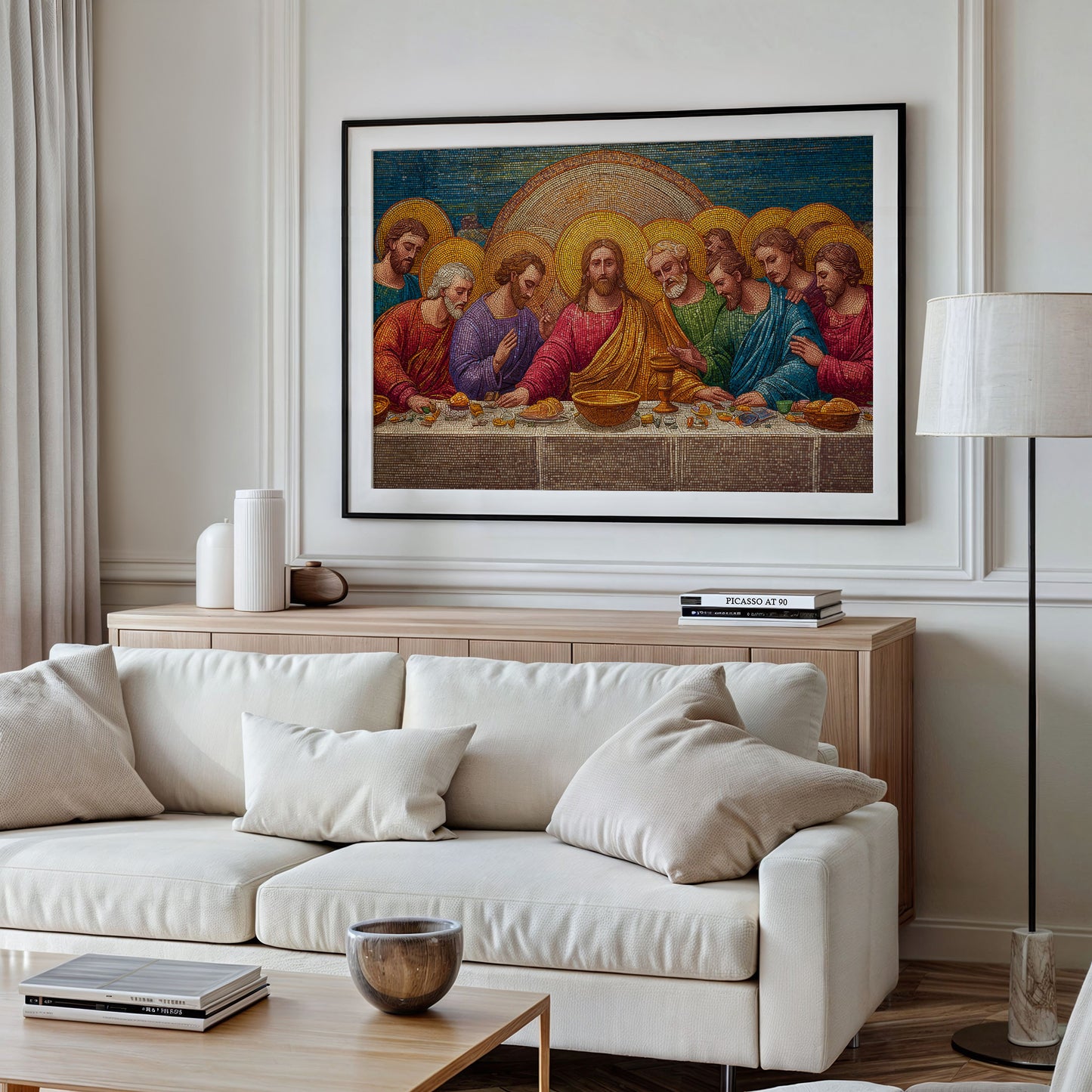 Sacred Mosaic Among Literary Companions