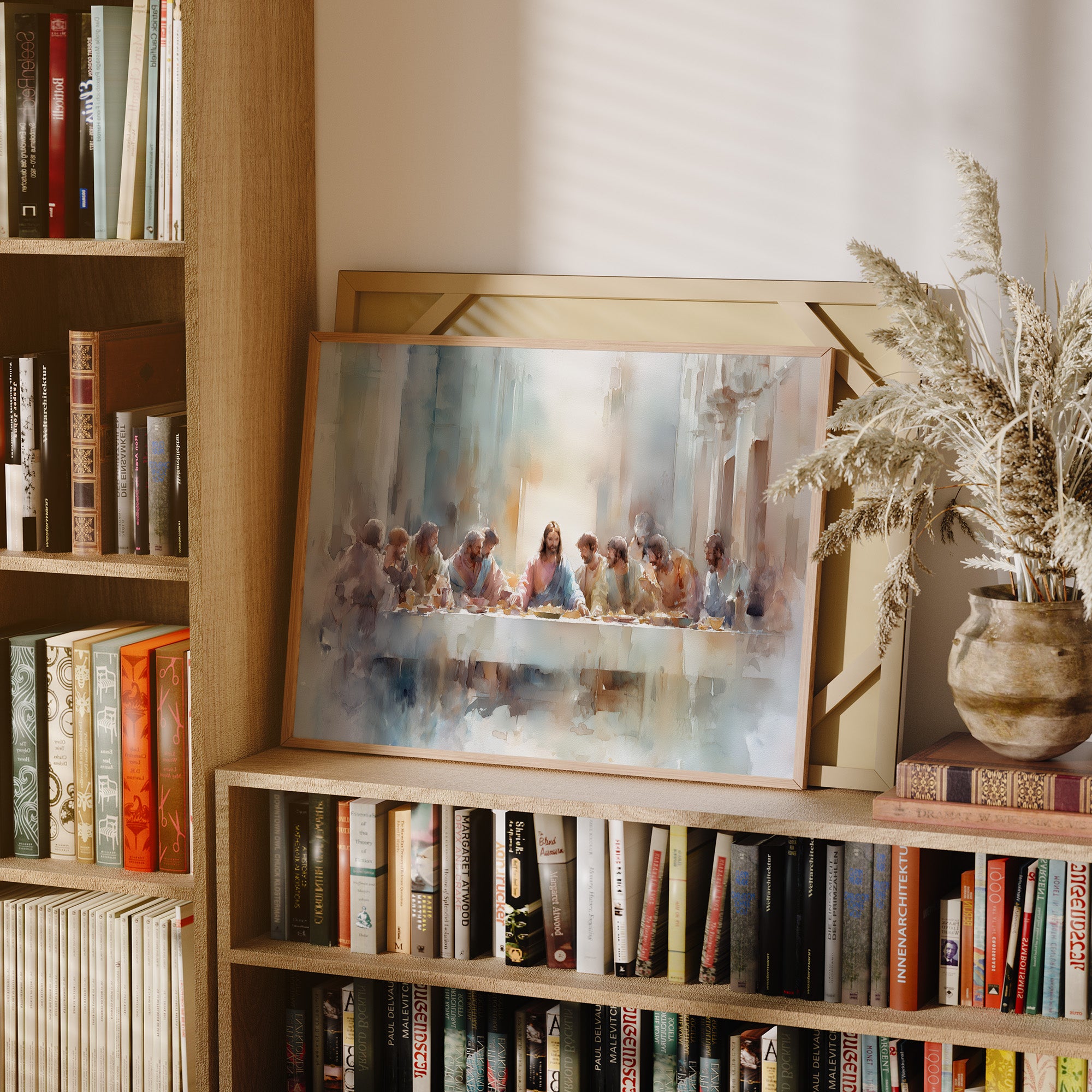 Soft Light Across Ancient Table
