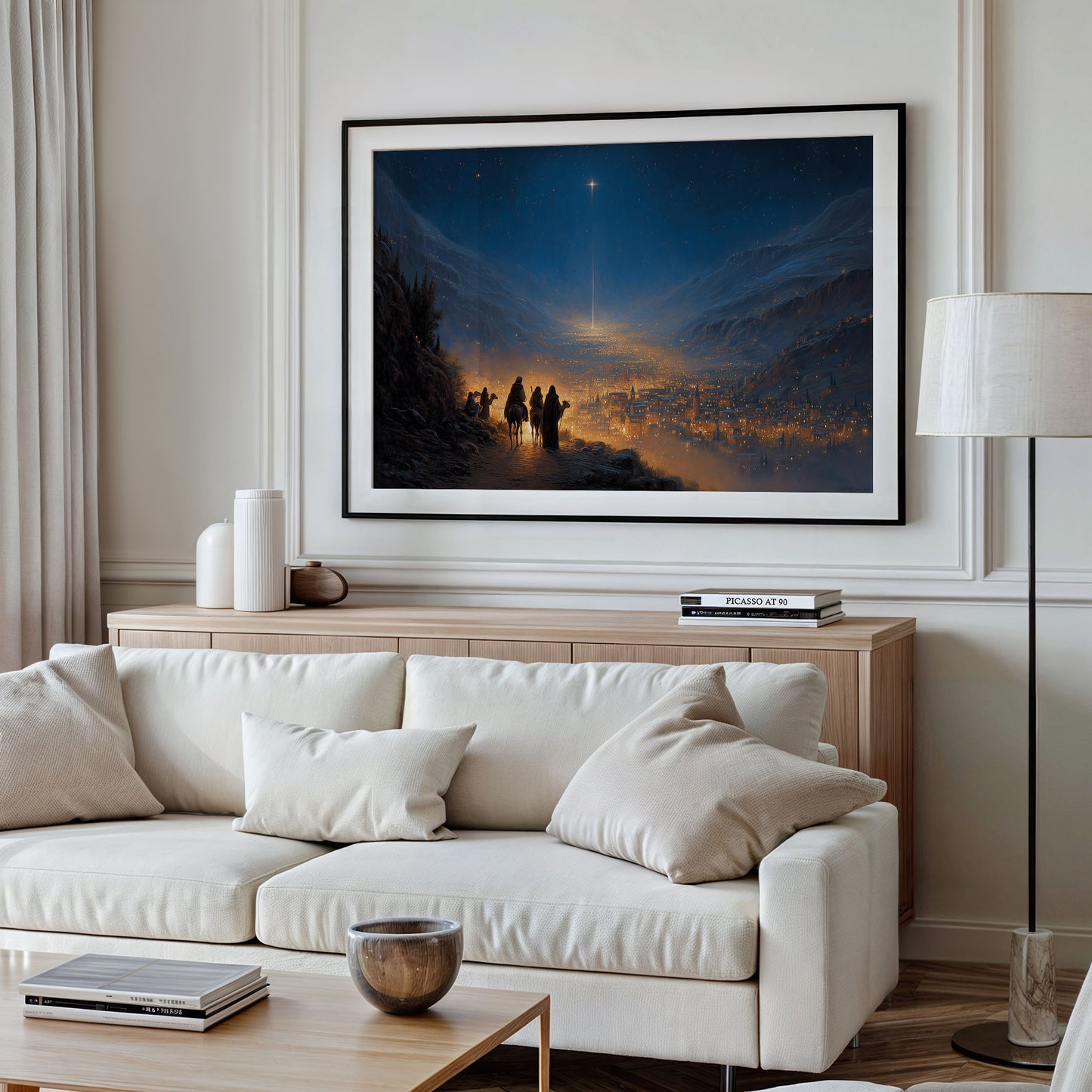 Ancient Journey Under Starlit Skies