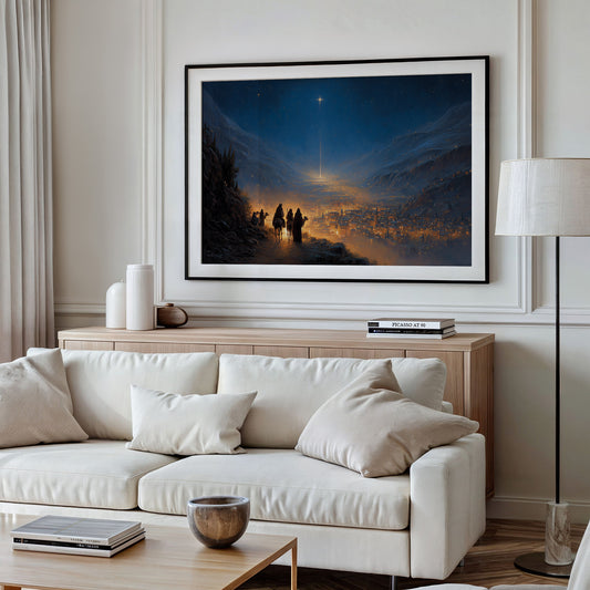 Ancient Journey Under Starlit Skies