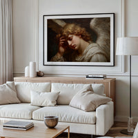 Classical Art Among Quiet Shelves