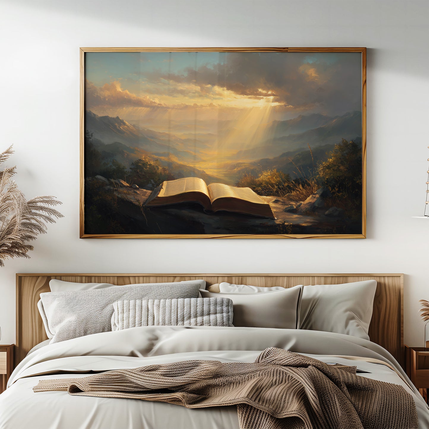 Sunbeams Illuminate Ancient Valleys