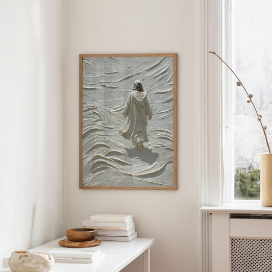 Solitary Path Through Textured Waves