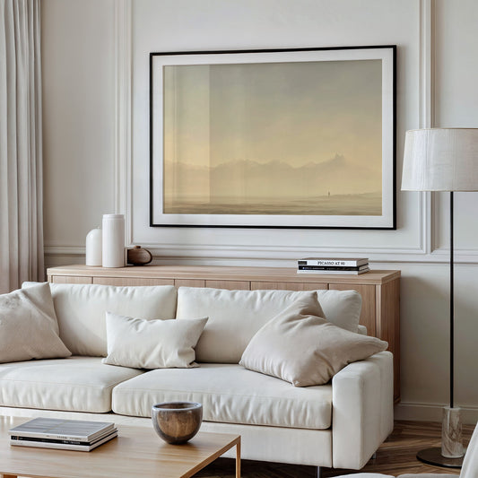 Distance Speaks In Golden Haze