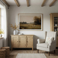 Shepherd's Path Through Autumn Fields