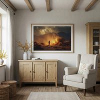 Pilgrim Faces The Sacred Flame