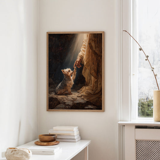 Faithful Companion Reaches For Light