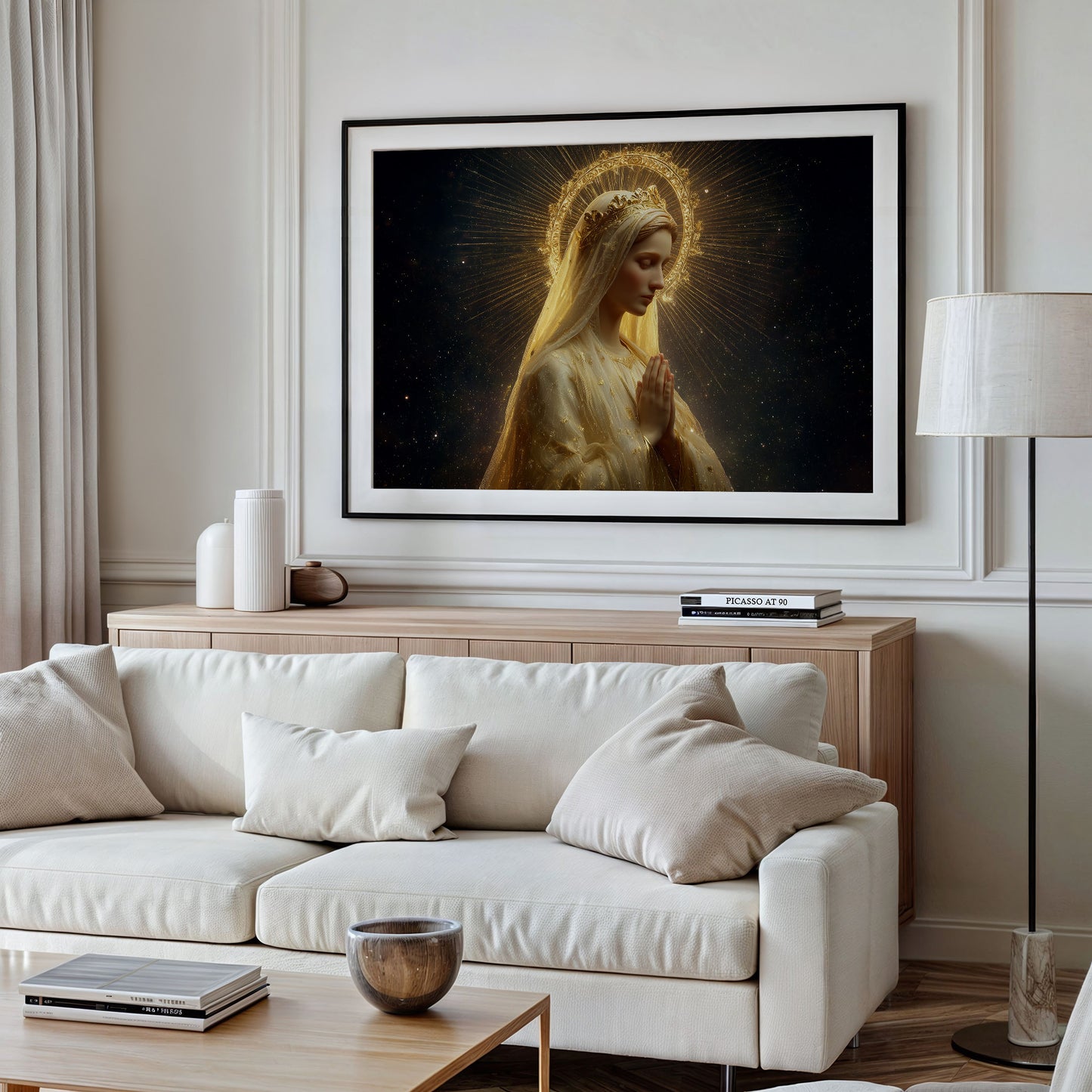 Radiant Prayer Among Literary Sanctum