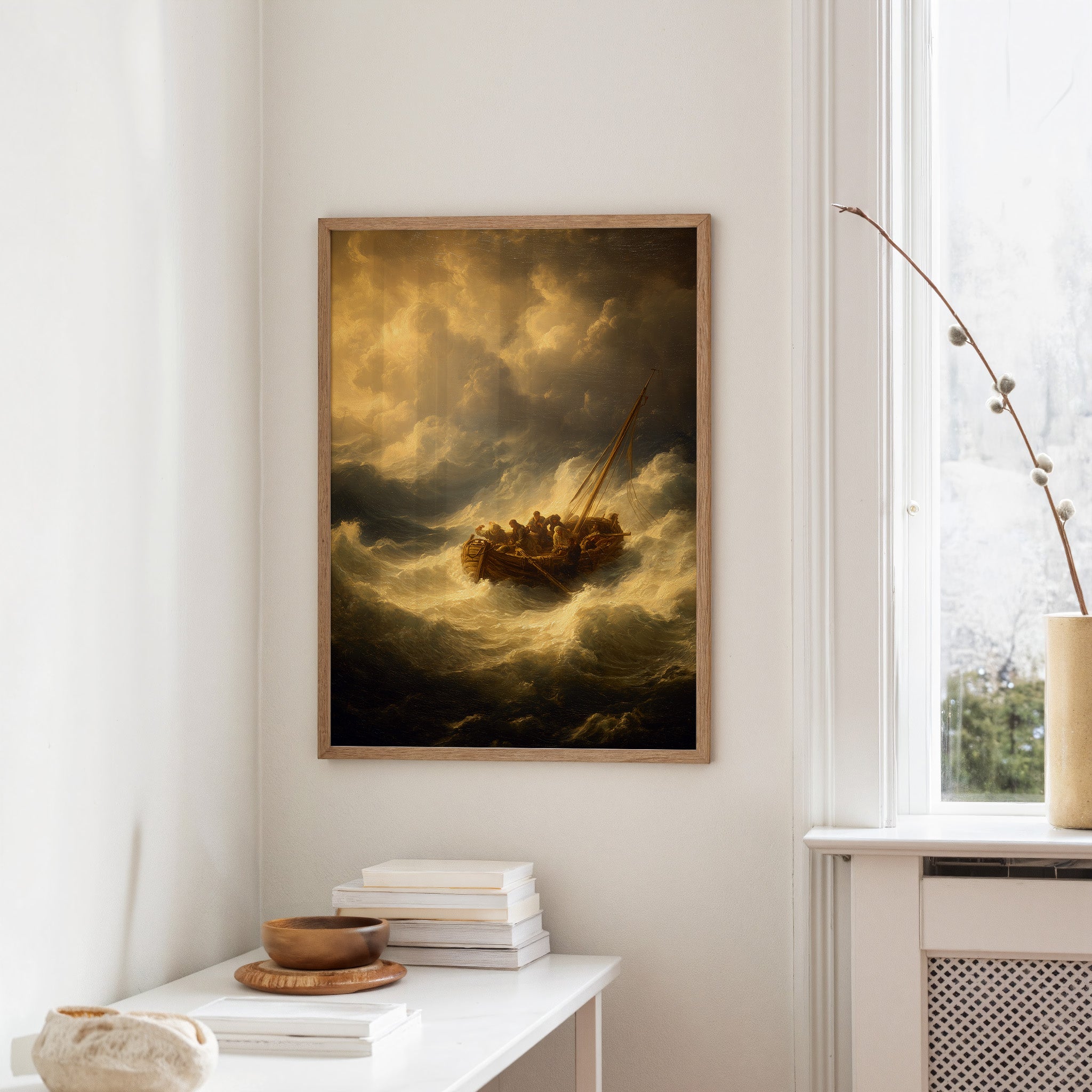 Sailors Brave The Tempest's Fury