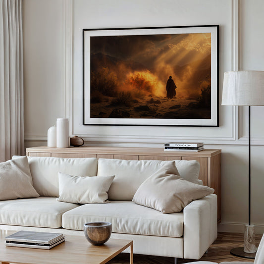 Pilgrim Walks Into Heaven's Fire