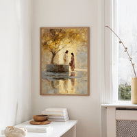 Golden Encounter By Ancient Waters