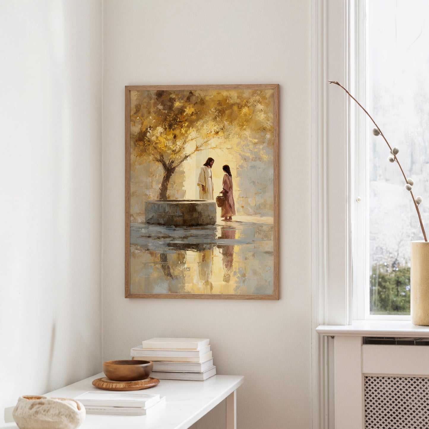 Golden Encounter By Ancient Waters