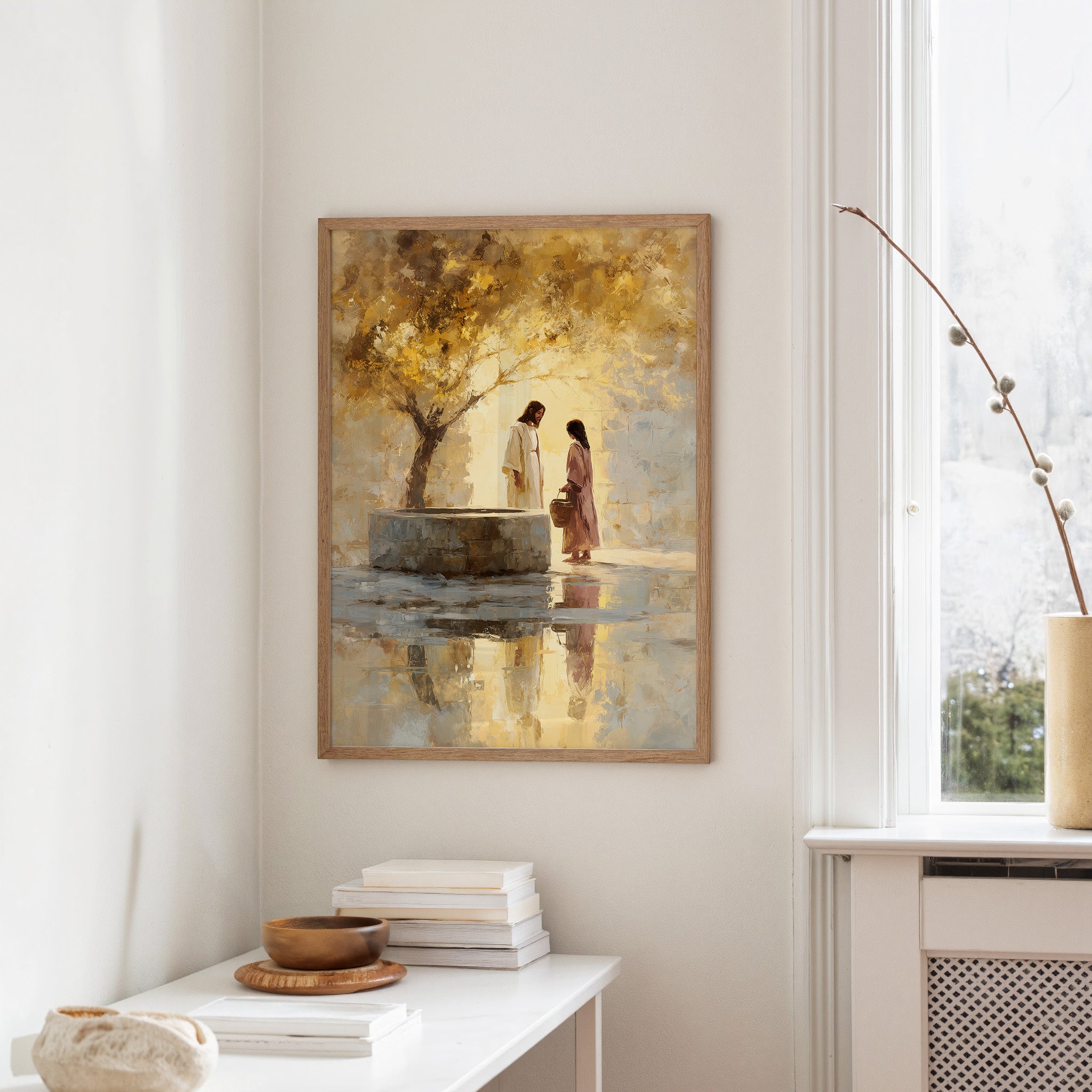 Golden Encounter By Ancient Waters