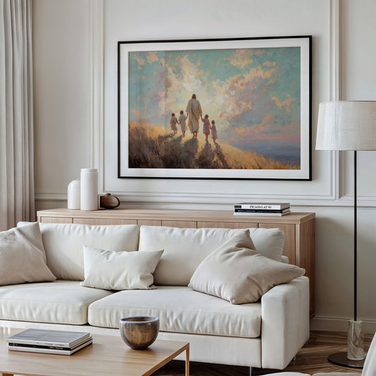 Walking Into Heaven's Painted Light