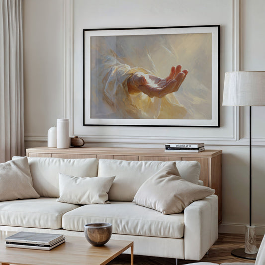 Open Palm In Golden Light