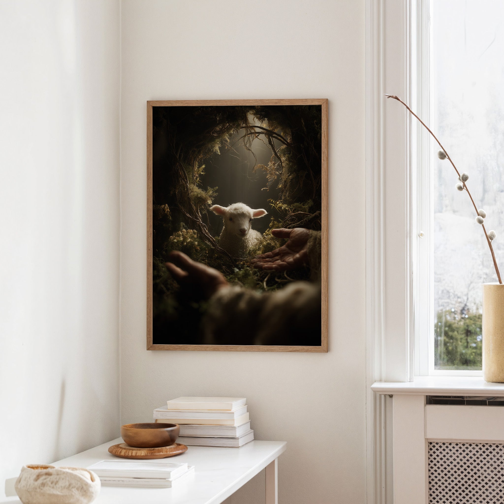 Innocence Nestled In Forest Hollow