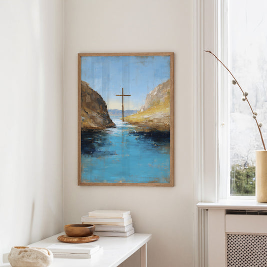 Faith Anchored Between Rocky Shores