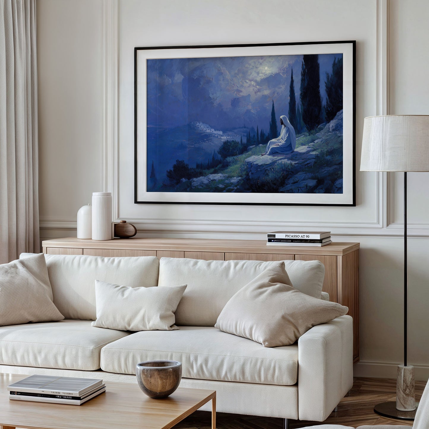 Midnight Prayer On Mountain's Edge