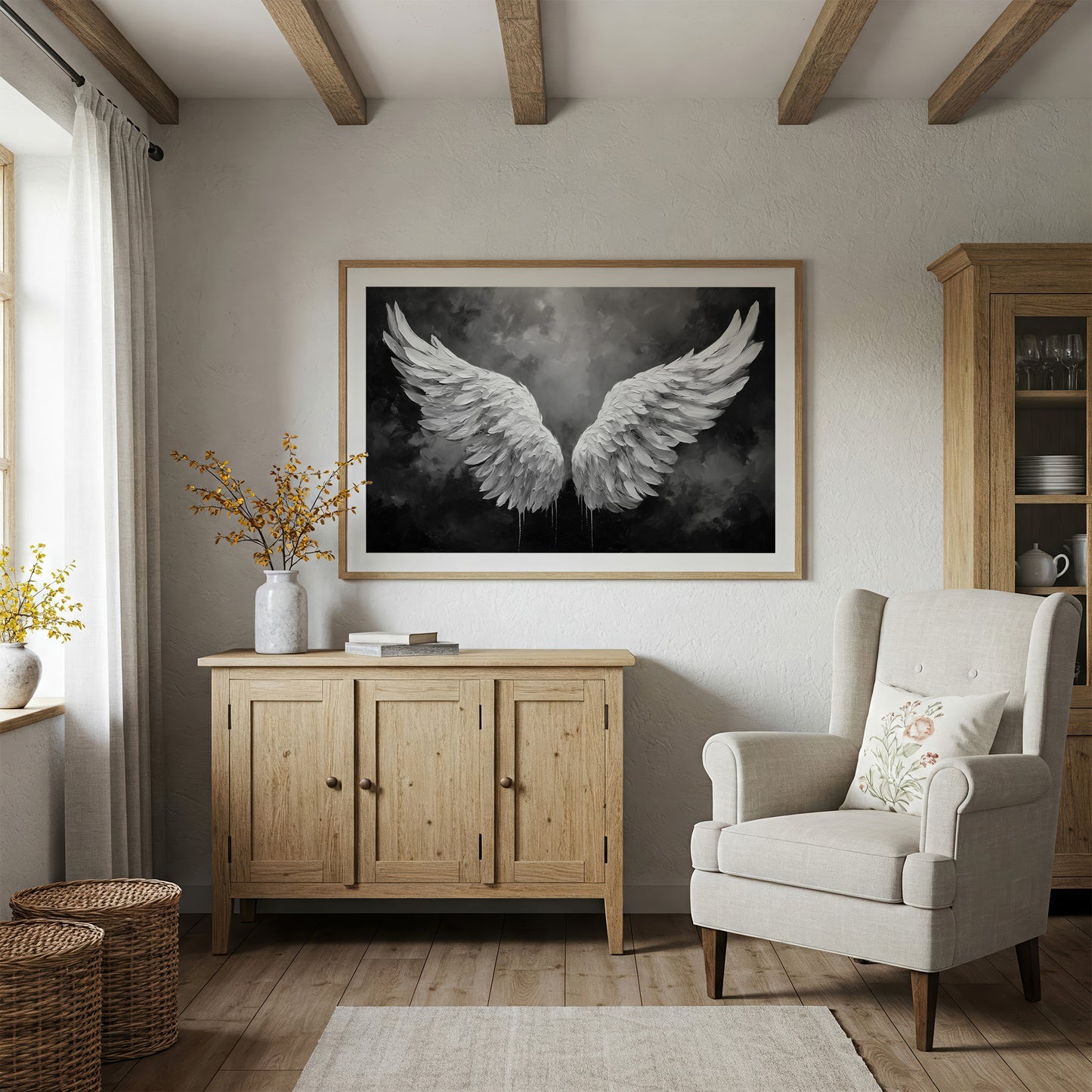 Wings Against Stormy Skies