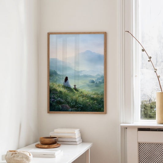 Meadow Mornings With Loyal Friend