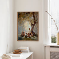 Gentle Words Beneath Autumn Boughs