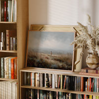 Solitude Calls Across Misty Fields