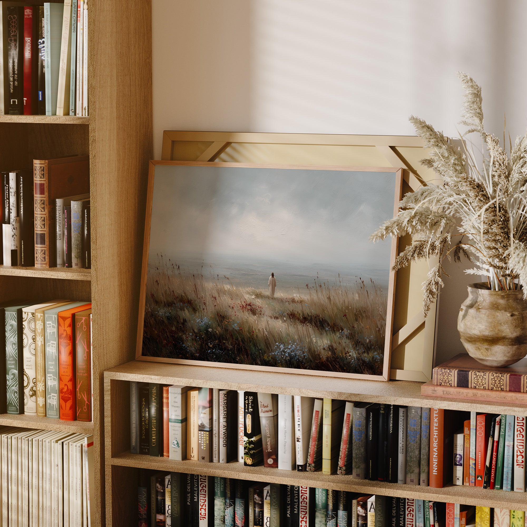 Solitude Calls Across Misty Fields