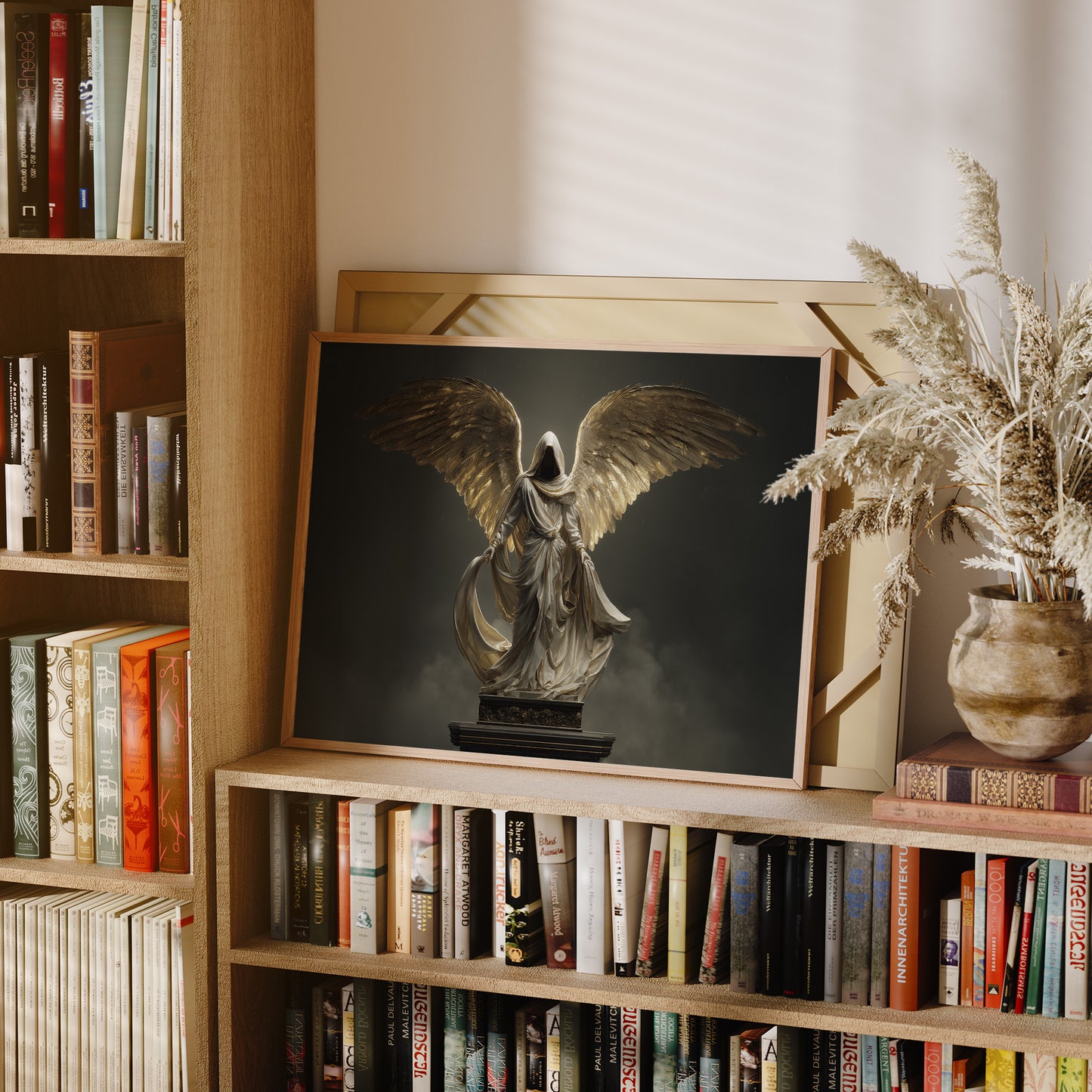 Wings Ascend From Ancient Stone