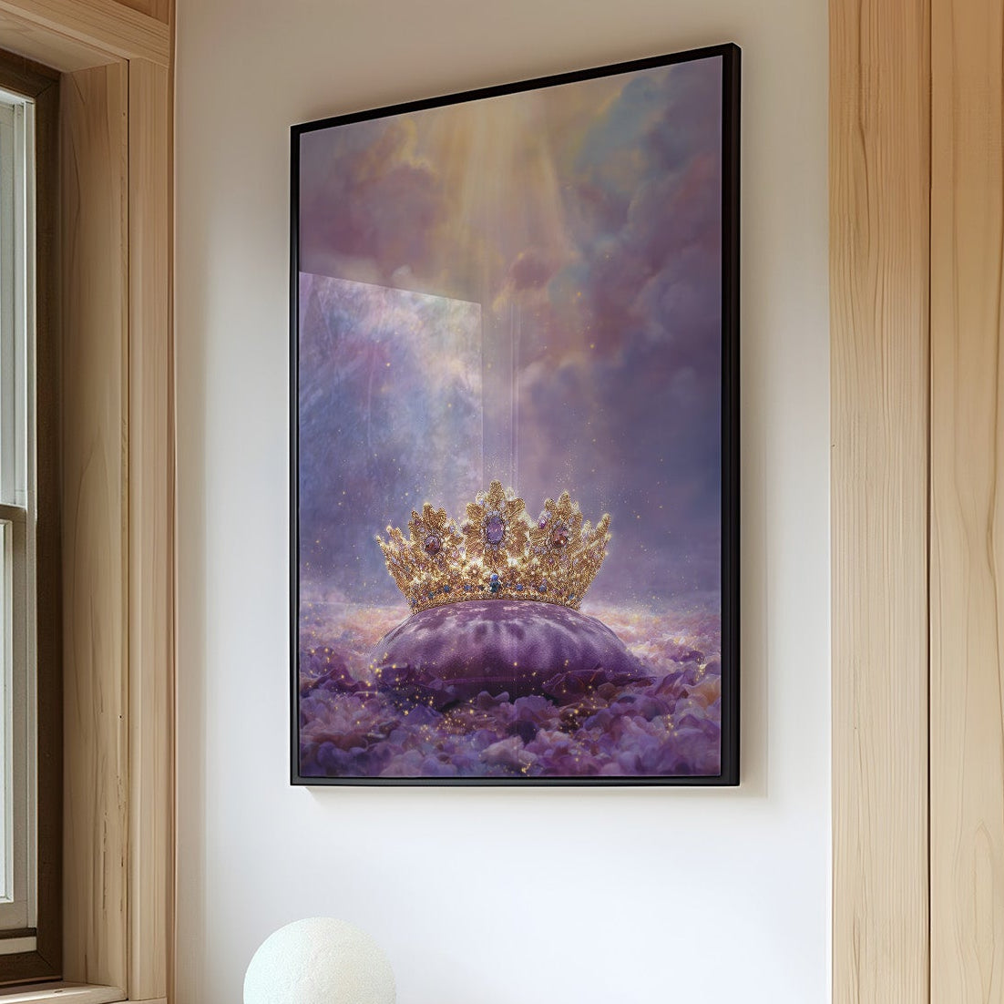 Heavenly Crown Amid Violet Skies