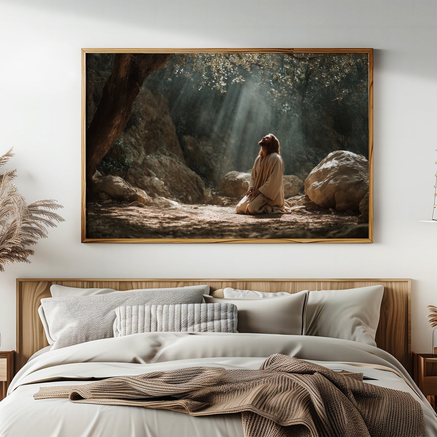 Sunbeams Pierce The Forest Silence