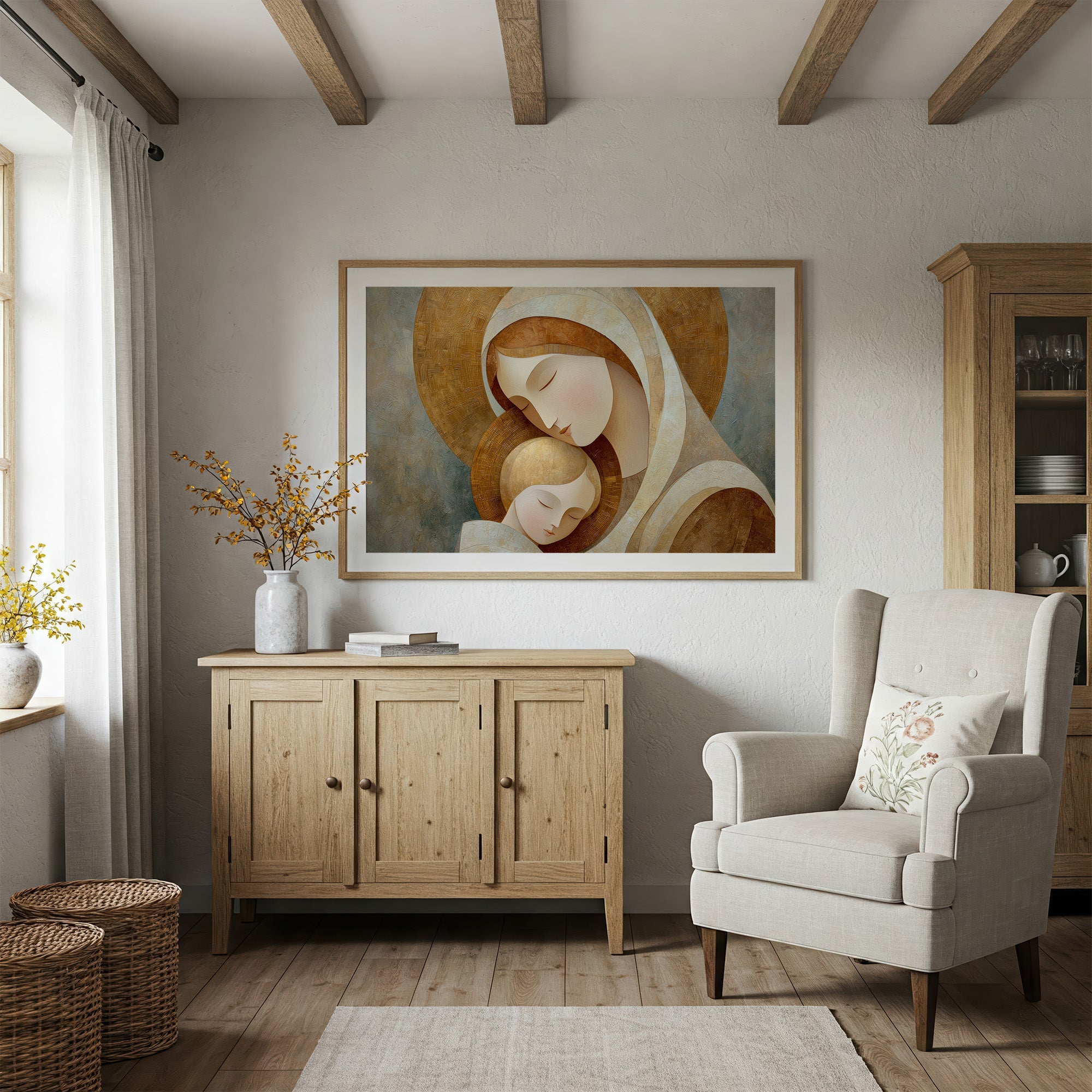 Sacred Bond In Gentle Curves