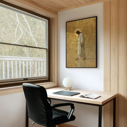 Golden Light Upon Humble Steps