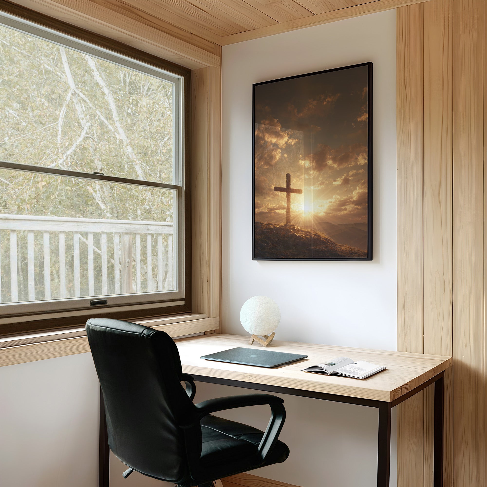 Sunlit Promise On Calvary Hill