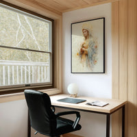 Gentle Flowers Among Watercolor Grace