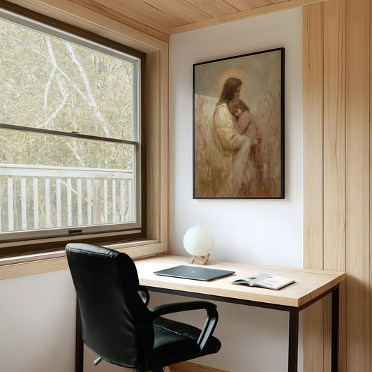 Comfort Held In Golden Light