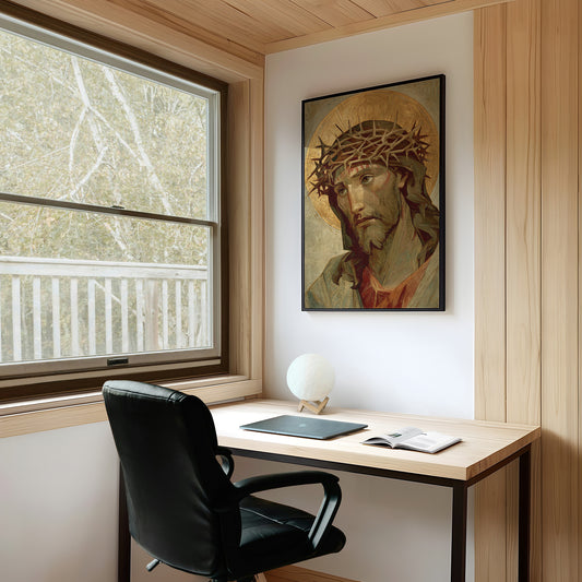 Sacred Light On Wooden Rest