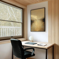 Amber Memories On Wooden Table