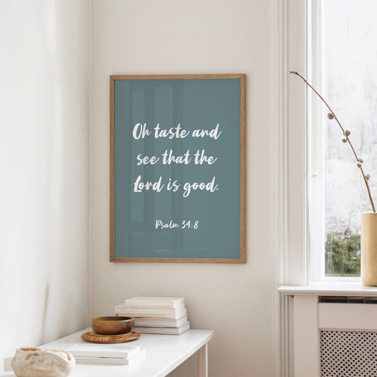 Sacred Words On Sage Canvas