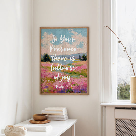 Sacred Words Across Pink Meadows