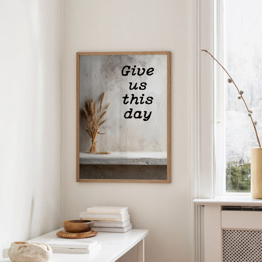 Morning Prayer On Wooden Table