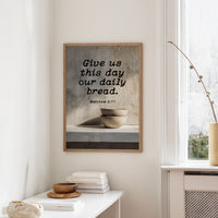 Morning Prayer On Rustic Wood