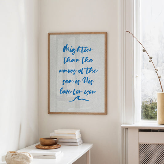 Morning Words In Azure Ink