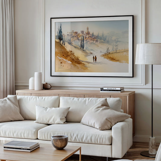 Tuscan Hillside Beckons Wanderers