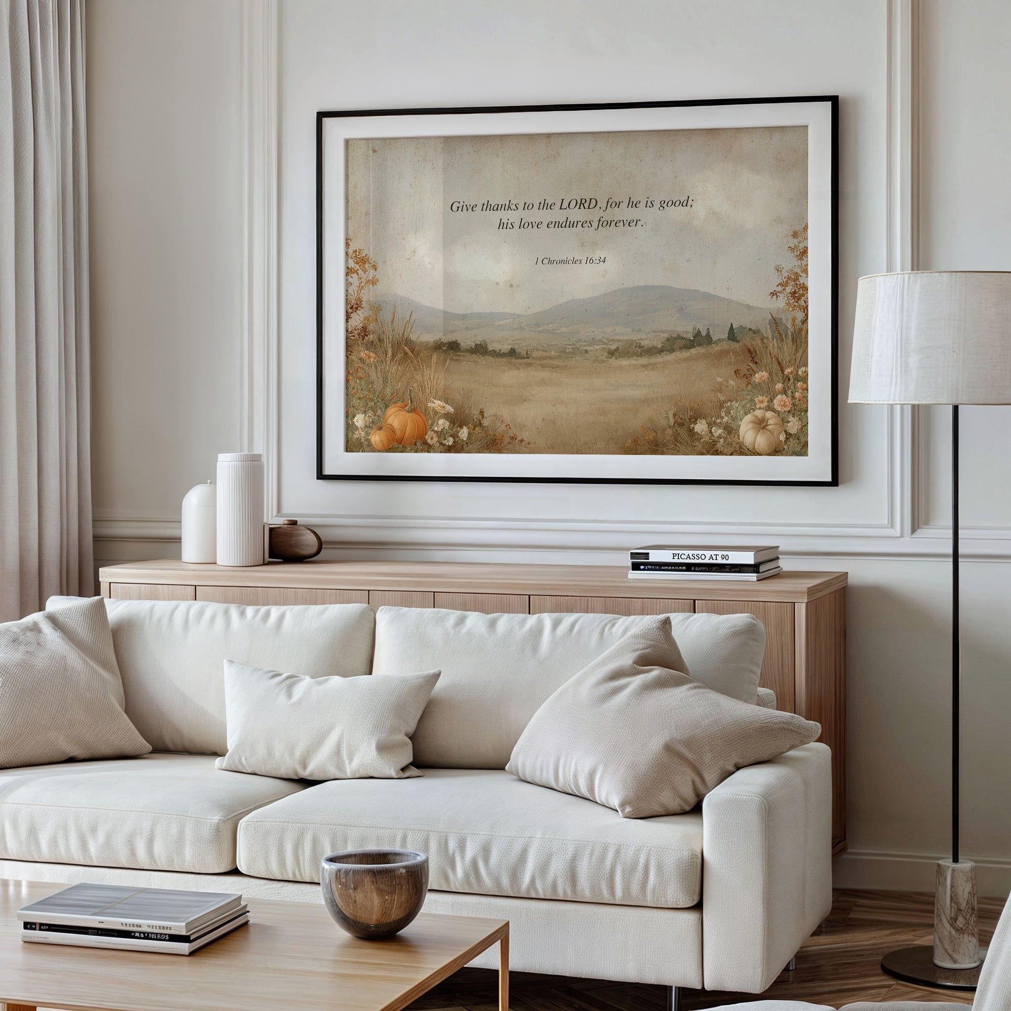 Scripture Rests Among Autumn Fields