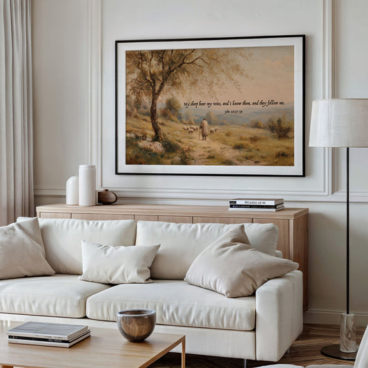 Shepherd's Path In Golden Light