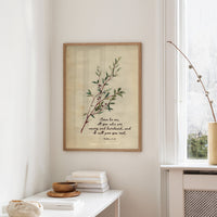 Olive Branch Upon Sacred Words