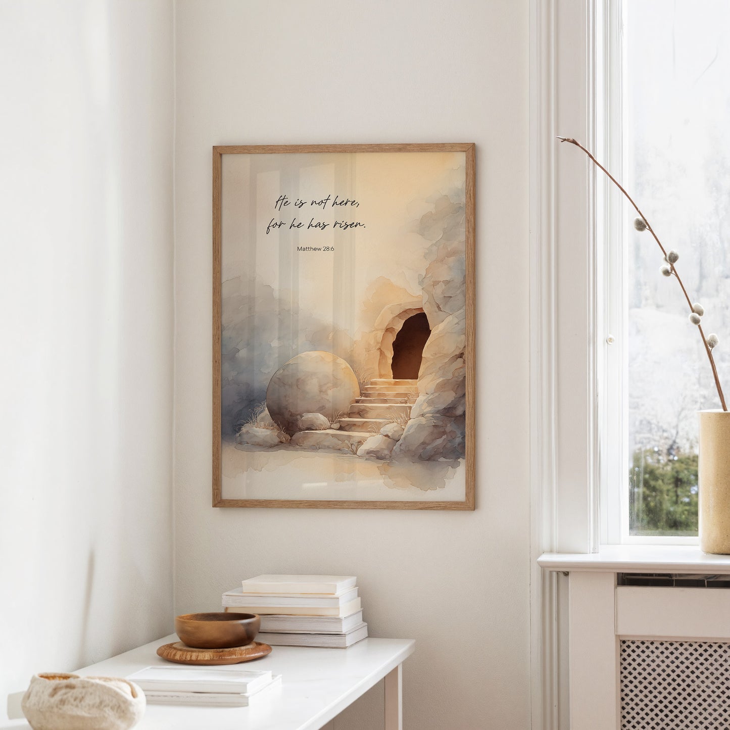 Sacred Words On Wooden Table