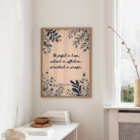Sacred Words Among Botanical Borders
