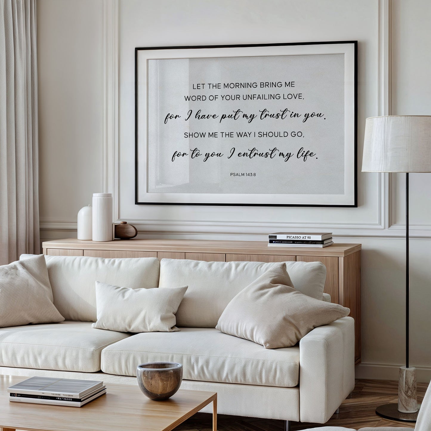 Morning Prayer In Wooden Frames